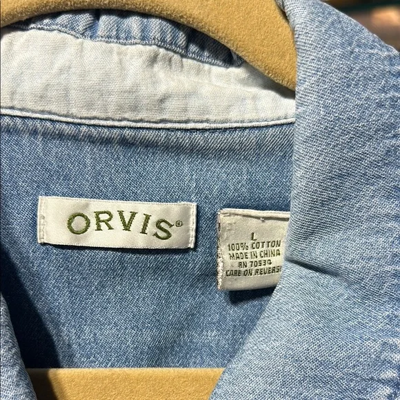 Blue Denim Button-Up Dress - Picture 3 of 3